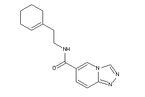 N-(2-cyclohexen-1-ylethyl)-[1,2,4]triazolo[4,3-a]pyridine-6-carboxamide