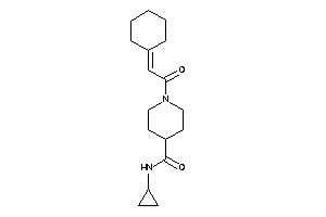 1-(2-cyclohexylideneacetyl)-N-cyclopropyl-isonipecotamide