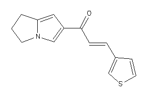Image of 1-(6,7-dihydro-5H-pyrrolizin-2-yl)-3-(3-thienyl)prop-2-en-1-one