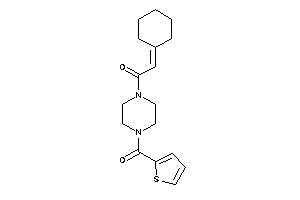 2-cyclohexylidene-1-[4-(2-thenoyl)piperazino]ethanone