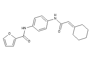 N-[4-[(2-cyclohexylideneacetyl)amino]phenyl]-2-furamide