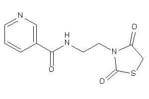N-[2-(2,4-diketothiazolidin-3-yl)ethyl]nicotinamide
