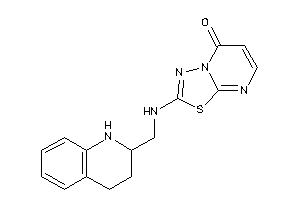 2-(1,2,3,4-tetrahydroquinolin-2-ylmethylamino)-[1,3,4]thiadiazolo[3,2-a]pyrimidin-5-one