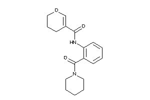 N-[2-(piperidine-1-carbonyl)phenyl]-3,4-dihydro-2H-pyran-5-carboxamide