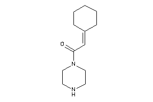 2-cyclohexylidene-1-piperazino-ethanone