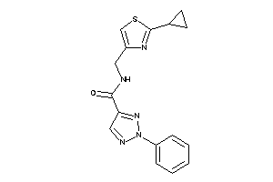 N-[(2-cyclopropylthiazol-4-yl)methyl]-2-phenyl-triazole-4-carboxamide