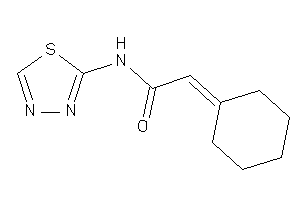 2-cyclohexylidene-N-(1,3,4-thiadiazol-2-yl)acetamide