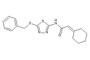 N-[5-(benzylthio)-1,3,4-thiadiazol-2-yl]-2-cyclohexylidene-acetamide