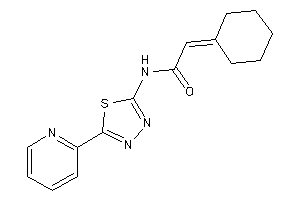 2-cyclohexylidene-N-[5-(2-pyridyl)-1,3,4-thiadiazol-2-yl]acetamide