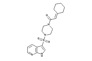 2-cyclohexylidene-1-[4-(1H-pyrrolo[2,3-b]pyridin-3-ylsulfonyl)piperazino]ethanone