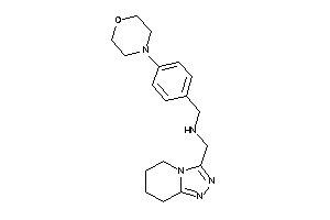 (4-morpholinobenzyl)-(5,6,7,8-tetrahydro-[1,2,4]triazolo[4,3-a]pyridin-3-ylmethyl)amine