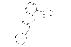 2-cyclohexylidene-N-[2-(1H-1,2,4-triazol-5-yl)phenyl]acetamide