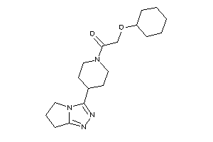 2-(cyclohexoxy)-1-[4-(6,7-dihydro-5H-pyrrolo[2,1-c][1,2,4]triazol-3-yl)piperidino]ethanone