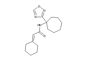 2-cyclohexylidene-N-[1-(1,2,4-oxadiazol-3-yl)cycloheptyl]acetamide