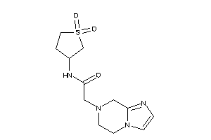 2-(6,8-dihydro-5H-imidazo[1,2-a]pyrazin-7-yl)-N-(1,1-diketothiolan-3-yl)acetamide