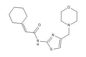 2-cyclohexylidene-N-[4-(morpholinomethyl)thiazol-2-yl]acetamide