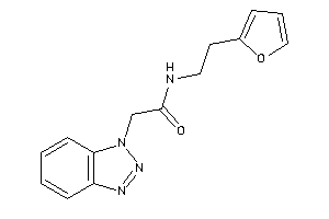 2-(benzotriazol-1-yl)-N-[2-(2-furyl)ethyl]acetamide