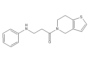 3-anilino-1-(6,7-dihydro-4H-thieno[3,2-c]pyridin-5-yl)propan-1-one