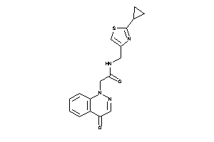 N-[(2-cyclopropylthiazol-4-yl)methyl]-2-(4-ketocinnolin-1-yl)acetamide