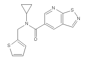 N-cyclopropyl-N-(2-thenyl)isothiazolo[5,4-b]pyridine-5-carboxamide