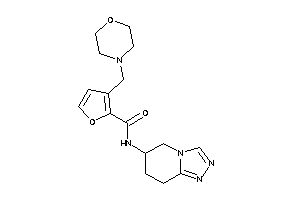 3-(morpholinomethyl)-N-(5,6,7,8-tetrahydro-[1,2,4]triazolo[4,3-a]pyridin-6-yl)-2-furamide