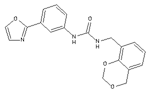 1-(4H-1,3-benzodioxin-8-ylmethyl)-3-(3-oxazol-2-ylphenyl)urea