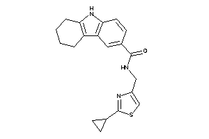 N-[(2-cyclopropylthiazol-4-yl)methyl]-6,7,8,9-tetrahydro-5H-carbazole-3-carboxamide