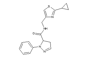 N-[(2-cyclopropylthiazol-4-yl)methyl]-2-phenyl-2-pyrazoline-3-carboxamide