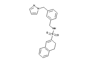 N-[3-(pyrazol-1-ylmethyl)benzyl]-3,4-dihydronaphthalene-2-sulfonamide