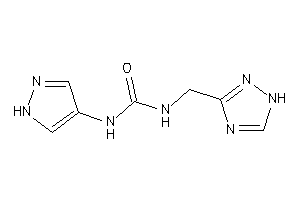 1-(1H-pyrazol-4-yl)-3-(1H-1,2,4-triazol-3-ylmethyl)urea