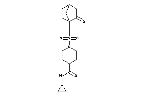 N-cyclopropyl-1-[(2-ketonorbornan-1-yl)methylsulfonyl]isonipecotamide