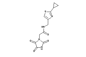 N-[(2-cyclopropylthiazol-4-yl)methyl]-2-(2,4,5-triketoimidazolidin-1-yl)acetamide