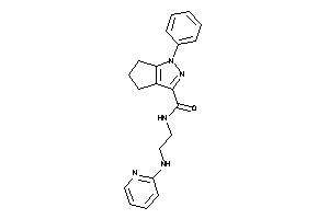 1-phenyl-N-[2-(2-pyridylamino)ethyl]-5,6-dihydro-4H-cyclopenta[c]pyrazole-3-carboxamide