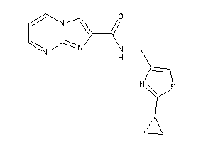 N-[(2-cyclopropylthiazol-4-yl)methyl]imidazo[1,2-a]pyrimidine-2-carboxamide