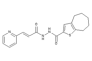 N'-[3-(2-pyridyl)acryloyl]-5,6,7,8-tetrahydro-4H-cyclohepta[b]thiophene-2-carbohydrazide