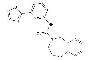 N-(3-oxazol-2-ylphenyl)-1,3,4,5-tetrahydro-2-benzazepine-2-carboxamide