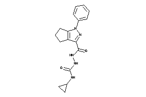 1-cyclopropyl-3-[(1-phenyl-5,6-dihydro-4H-cyclopenta[c]pyrazole-3-carbonyl)amino]urea