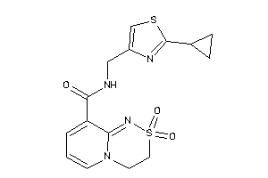 N-[(2-cyclopropylthiazol-4-yl)methyl]-2,2-diketo-3,4-dihydropyrido[2,1-c][1,2,4]thiadiazine-9-carboxamide