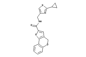 N-[(2-cyclopropylthiazol-4-yl)methyl]-4H-thieno[3,2-c]chromene-2-carboxamide