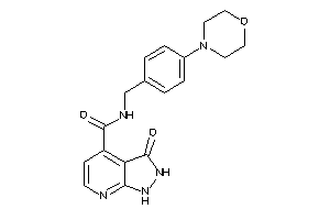 3-keto-N-(4-morpholinobenzyl)-1,2-dihydropyrazolo[3,4-b]pyridine-4-carboxamide