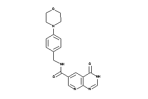 Image of 4-keto-N-(4-morpholinobenzyl)-3H-pyrido[2,3-d]pyrimidine-6-carboxamide