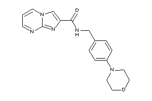 N-(4-morpholinobenzyl)imidazo[1,2-a]pyrimidine-2-carboxamide