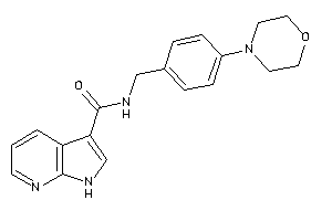 N-(4-morpholinobenzyl)-1H-pyrrolo[2,3-b]pyridine-3-carboxamide