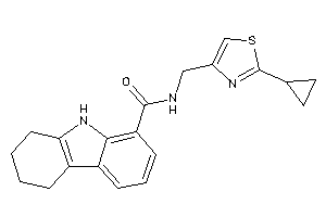 N-[(2-cyclopropylthiazol-4-yl)methyl]-6,7,8,9-tetrahydro-5H-carbazole-1-carboxamide