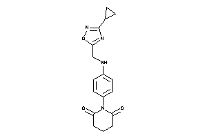 1-[4-[(3-cyclopropyl-1,2,4-oxadiazol-5-yl)methylamino]phenyl]piperidine-2,6-quinone