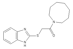 1-(azocan-1-yl)-2-(1H-benzimidazol-2-ylthio)ethanone