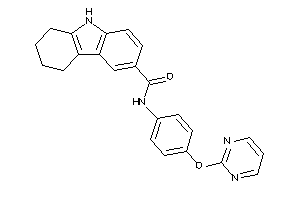 N-[4-(2-pyrimidyloxy)phenyl]-6,7,8,9-tetrahydro-5H-carbazole-3-carboxamide