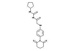 N-(cyclopentylcarbamoyl)-2-(4-glutarimidoanilino)acetamide