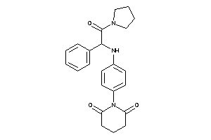 1-[4-[(2-keto-1-phenyl-2-pyrrolidino-ethyl)amino]phenyl]piperidine-2,6-quinone