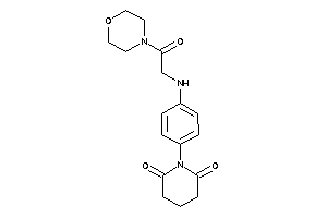 1-[4-[(2-keto-2-morpholino-ethyl)amino]phenyl]piperidine-2,6-quinone